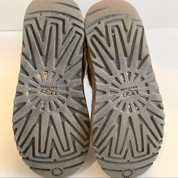 UGG Classic Cardy Knit Boots 5 Gray - Picture 4 of 9